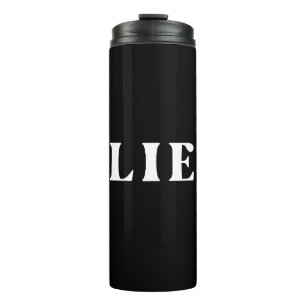 Believe : Elegant Bridesmaid Wedding Design Thermal Tumbler