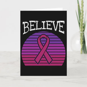 Believe Epilepsy Awareness Pancreatic Lupus Overdo Card