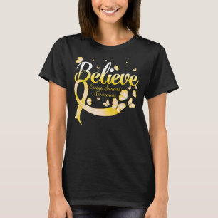 Believe EWINGS SARCOMA Butterfly T-Shirt