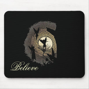"Believe" Fairies in the Moonlight Mousepad Gift