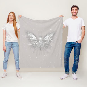 Believe Fairy Starlight Fantasy Fleece Blanket