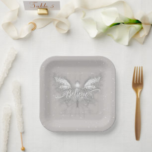 Believe Fairy Starlight Fantasy Paper Plate