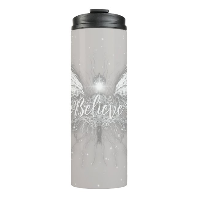 Believe Fairy Starlight Fantasy Thermal Tumbler (Front)