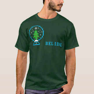 Believe Family Christmas Tee Funny Boy Girl Gift C