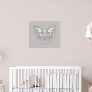 Believe Filigree Fairy Poster