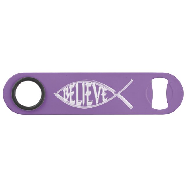 Believe Fish Lavender (Front (Horizontal))