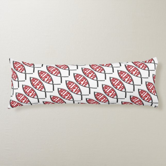 Believe Fish - Red Body Cushion (Front)