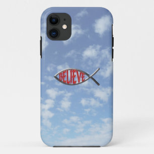 Believe Fish- Red iPhone 11 Case