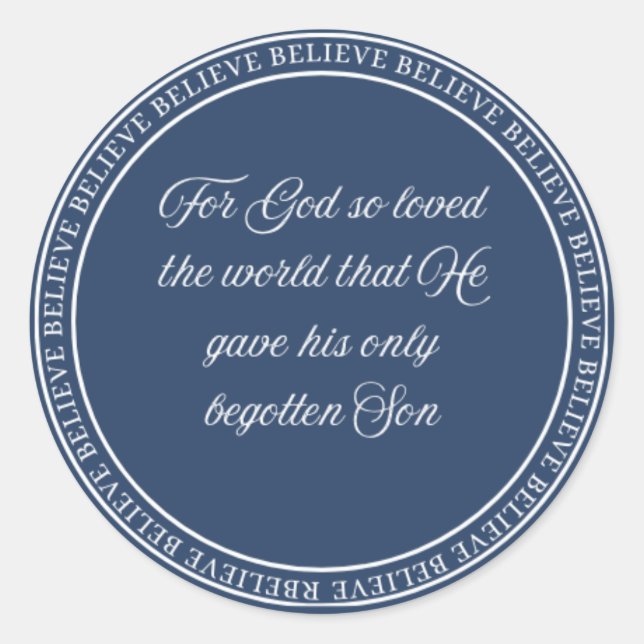 Believe - Flush Seal small (Front)