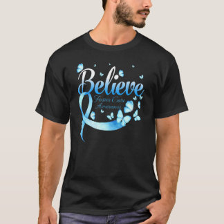 Believe Foster Care Awareness Butterfly T-Shirt
