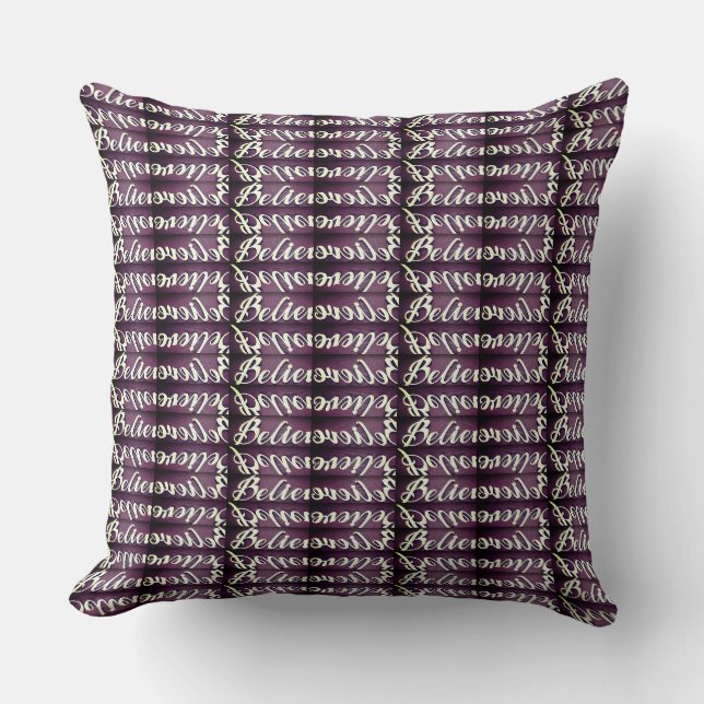 Believe Graphics Cushion (Front)
