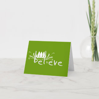 Believe Greeting Card