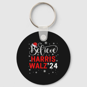 Believe Harris Wheimer 24 Santa Hat Christmas 2024 Key Ring