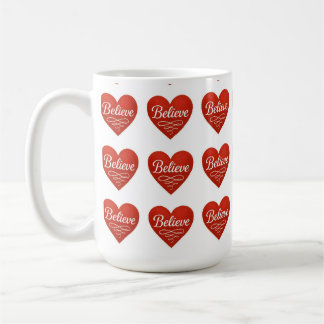 Believe Heart Coffee Mug