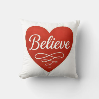 Believe Heart Cushion