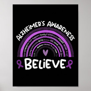 Believe _ Heimers Awareness Month Shirt _ Heimers Poster