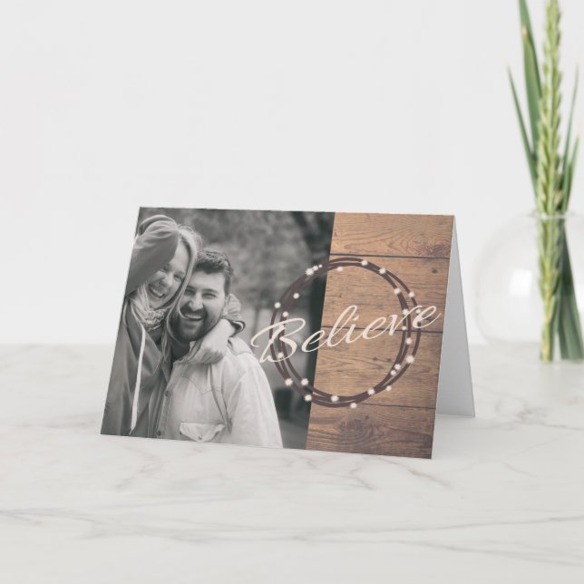 Believe Holiday Card (Front)