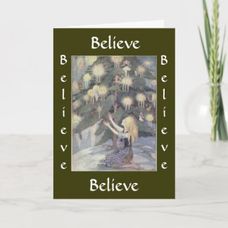 Believe Holiday Card