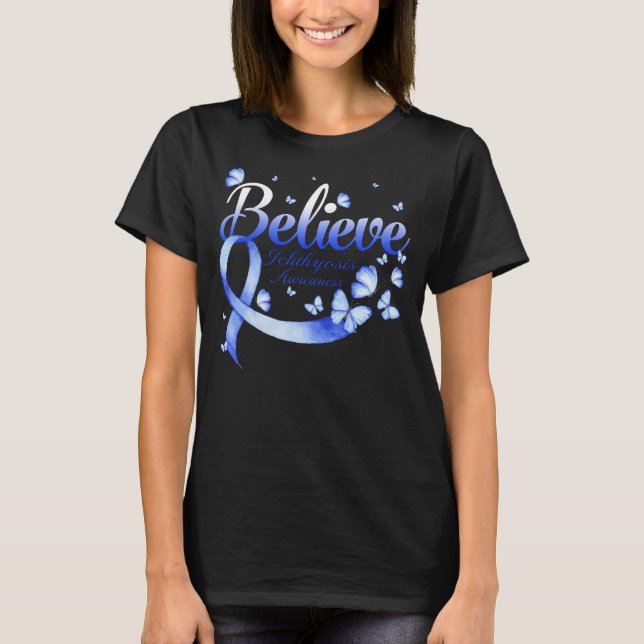 Believe ICHTHYOSIS Butterfly T-Shirt (Front)