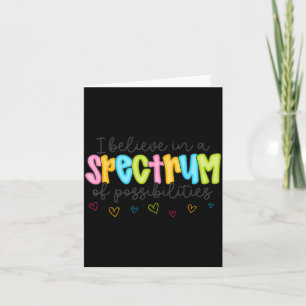Believe in A Spect of ssibilities Autism Card