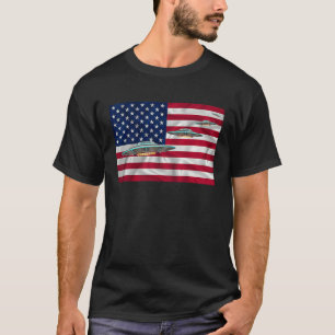 Believe in Aliens Cool USA Aliens New Look Outfit  T-Shirt
