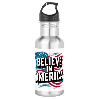 "Believe in America Inspirational Water Bottle" 532 Ml Water Bottle