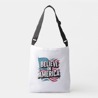 "Believe in America Patriotic Tote Bag"