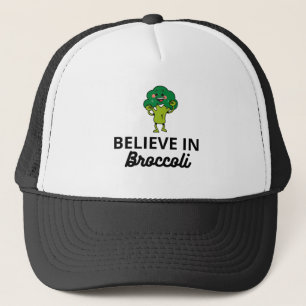 BELIEVE IN BROCCOLI TRUCKER HAT