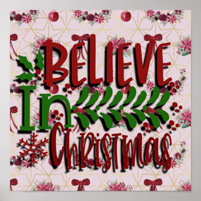 Believe in Christmas Poster (Front)