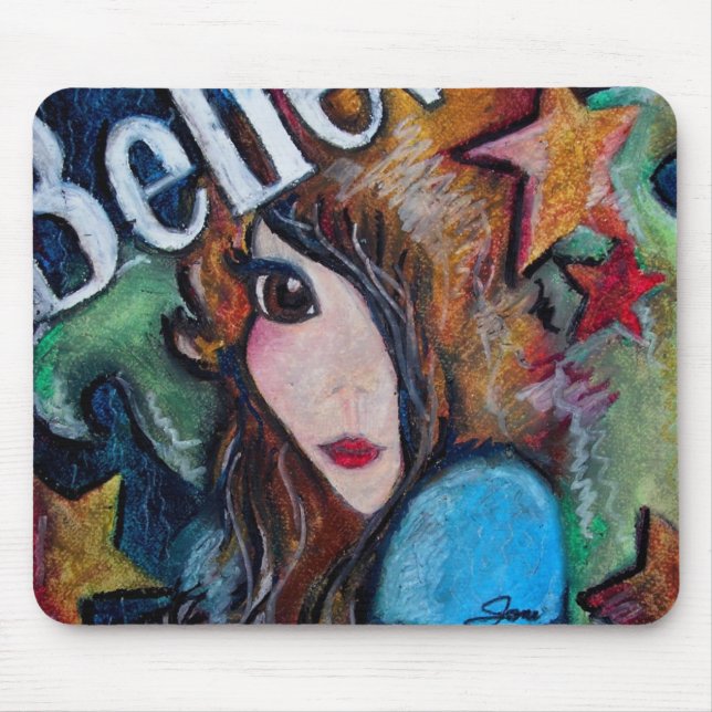Believe In Fairies Mouse Pad (Front)