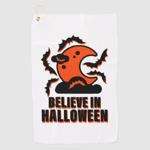 Believe In Halloween   Golf Towel