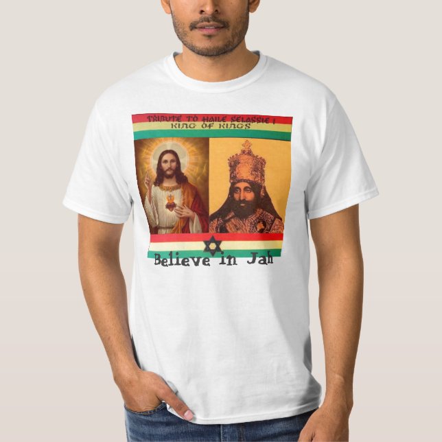 Believe in Jah Selassie Shirt (Front)