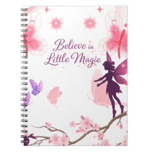 Believe in Little Magic Fairy Garden Coffee Mug Notebook