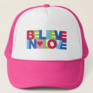 Believe in Love (Colour) Trucker Hat