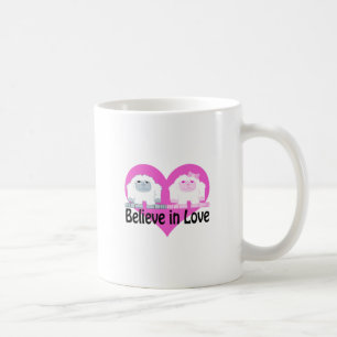 Believe in Love! Cute Yetis Coffee Mug
