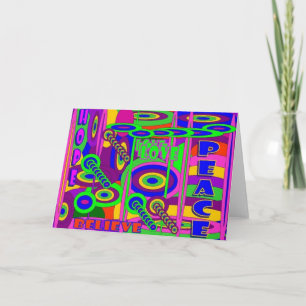 Believe in Love, Hope & Peace Card