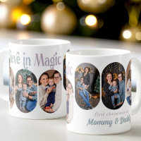 Believe in Magic 6 Rounded Lozenge Photo New Baby
