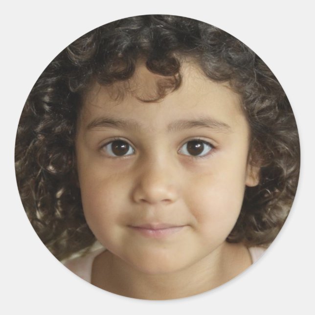 Believe in Magic Classic Round Sticker (Front)