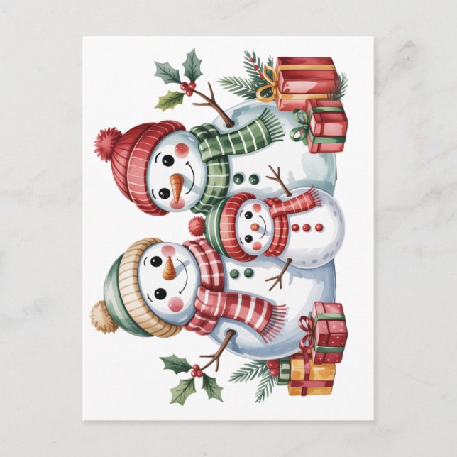 Believe in magic holiday postcard (Front)