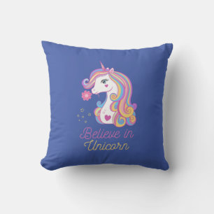 Believe In Magic Unicorn Cushion