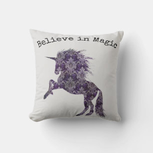 Believe in Magic Unicorn Cushion