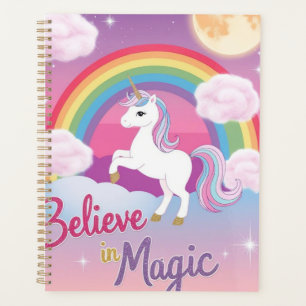 Believe in Magic with Unicorn and Rainbow Planner