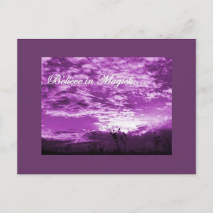 Believe in Magick postcard