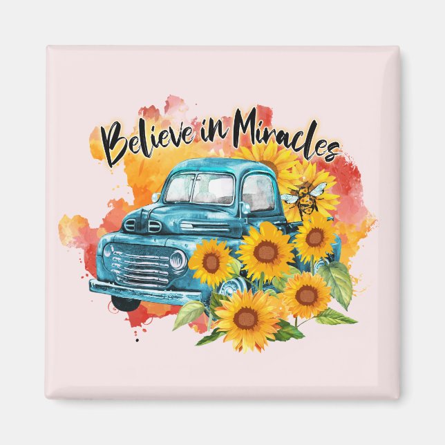 Believe in Miracles  Magnet (Front)