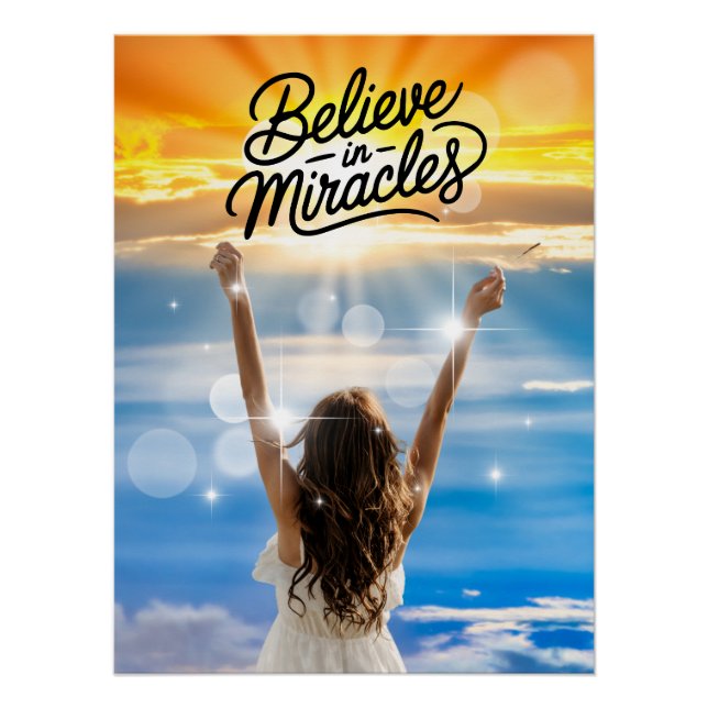 Believe in Miracles Poster (Front)