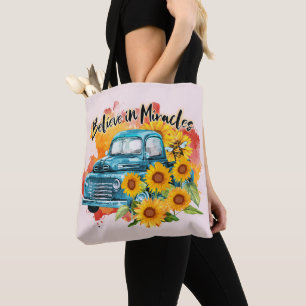 Believe in Miracles Tote Bag
