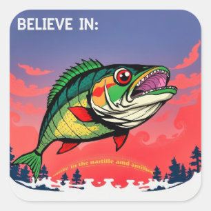 Believe in Nature’s Wonders Square Sticker