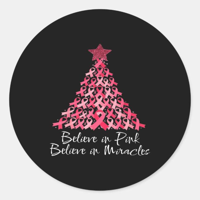 Believe In Nk Believe In Miracles - Christmas Nk T Classic Round Sticker (Front)