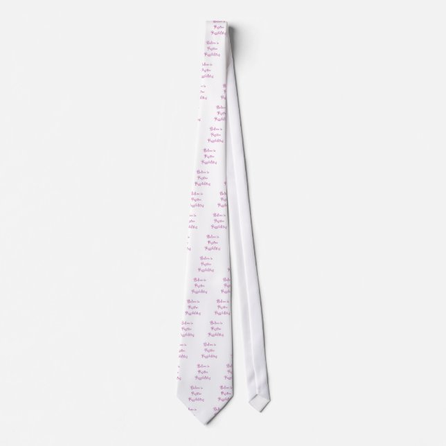 Believe in Positive Possibilities Tie (Front)