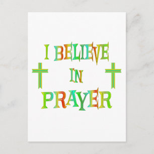 Believe in Prayer Postcard